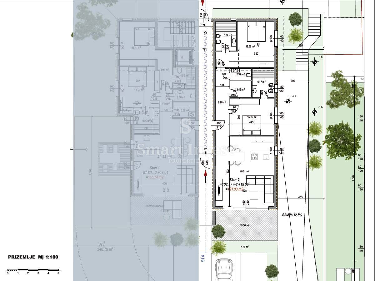 ISTRIA - ROVINJ, LUXURY 2-BEDROOMS APARTMENT WITH GARAGE (S2)