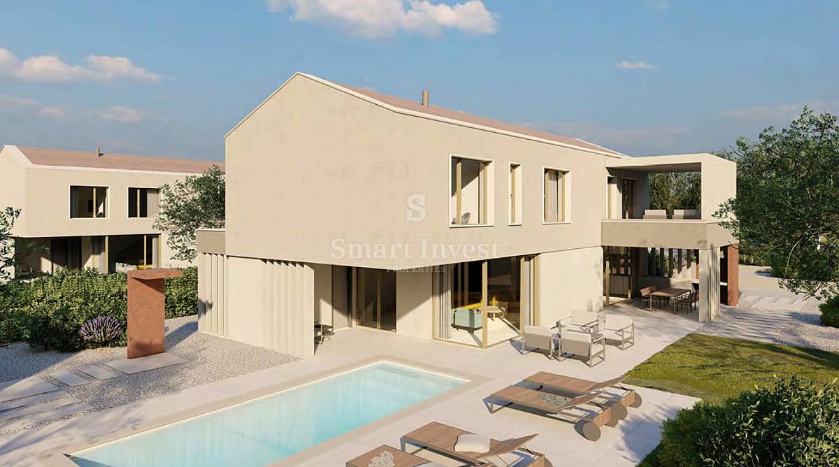 ISTRIA - LABIN, villa moderna con piscina e ampio giardino 