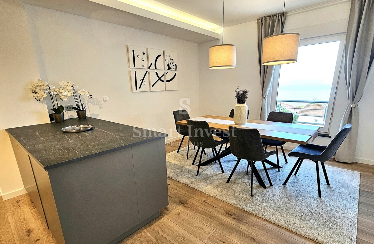 IČIĆI, confortevole appartamento con vista panoramica sul mare