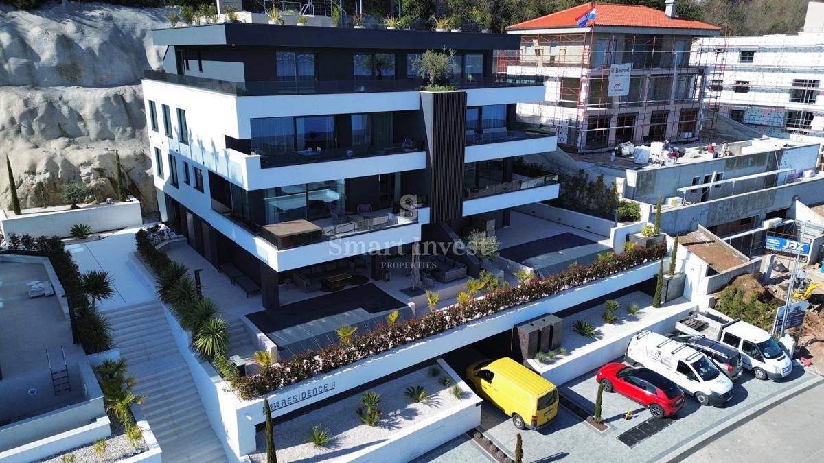 OPATIJA, Appartamento di lusso con vista mare e garage 