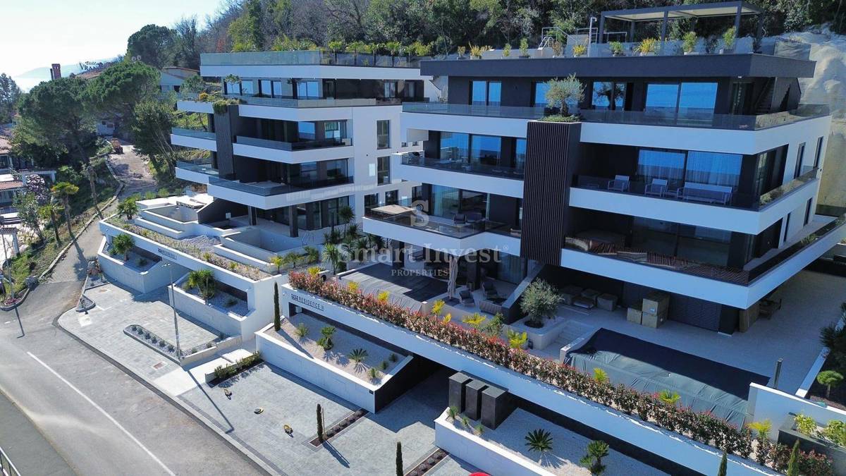 OPATIJA, Appartamento di lusso con vista mare e garage 