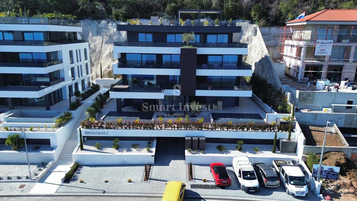 OPATIJA, Appartamento di lusso con vista mare e garage 