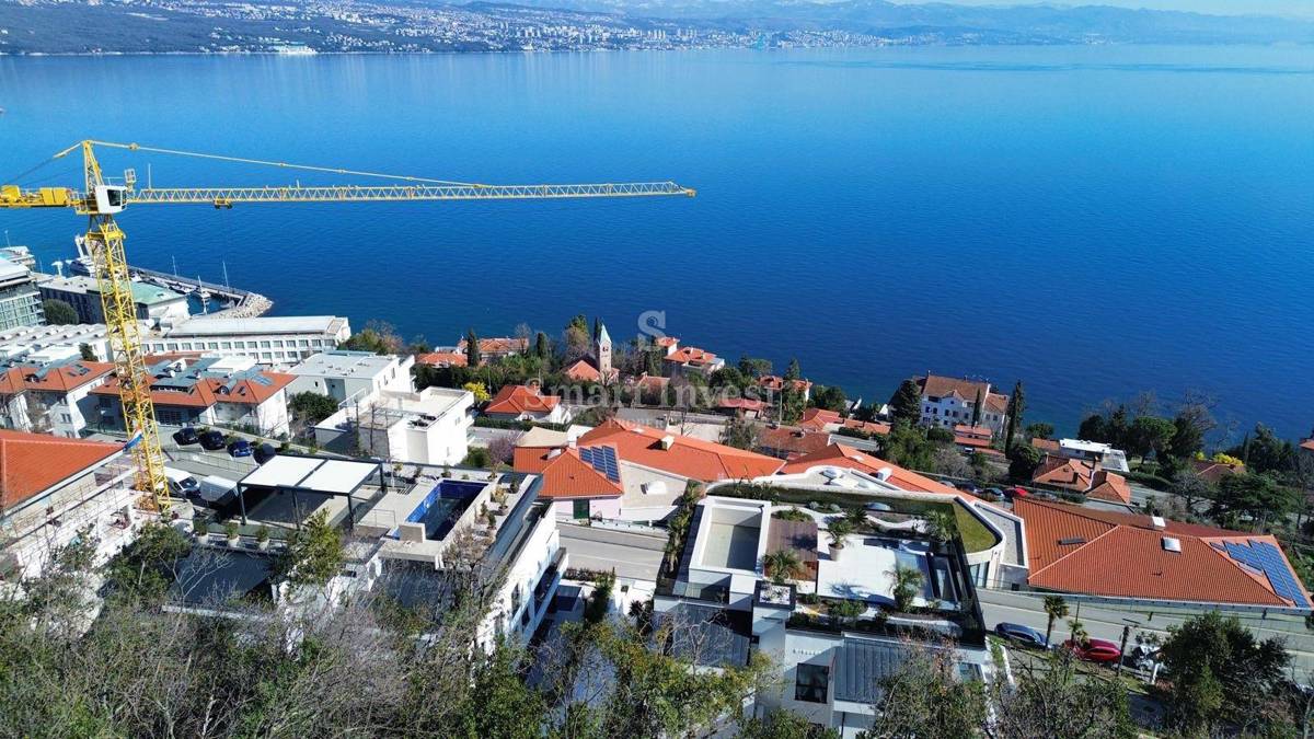 OPATIJA, Appartamento di lusso con vista mare e garage 