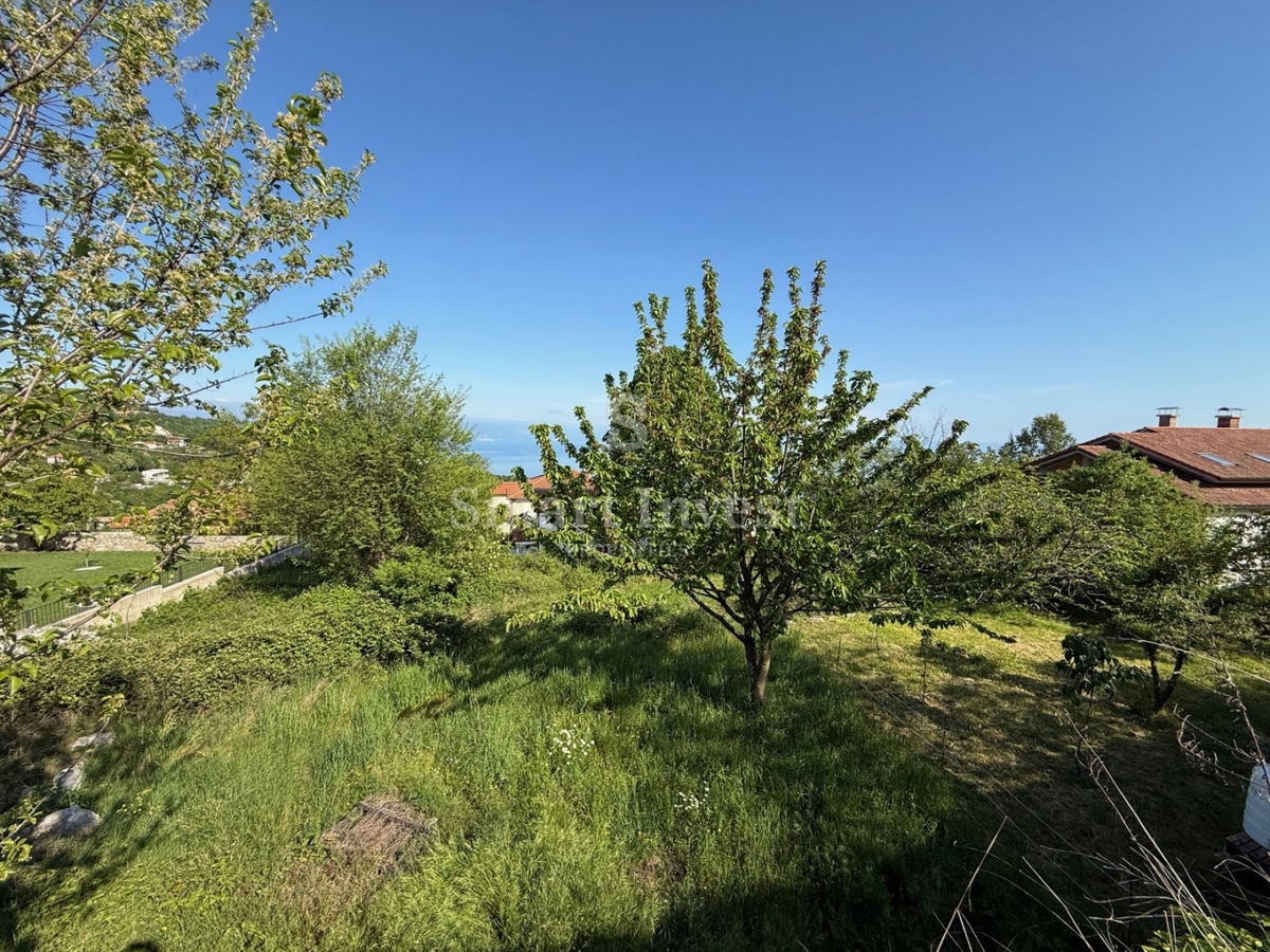 IČIĆI - POLJANE, terreno edificabile con splendida vista mare