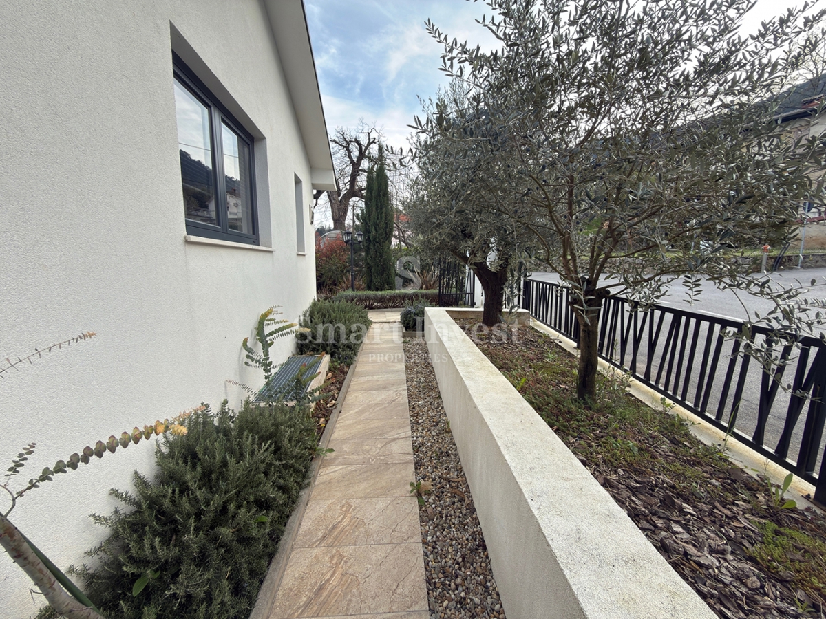 LAURANA, splendida casa di nuova costruzione con vista mare.