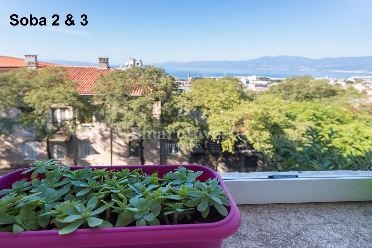 FIUME - BELVEDER, appartamento con vista mare, giardino
