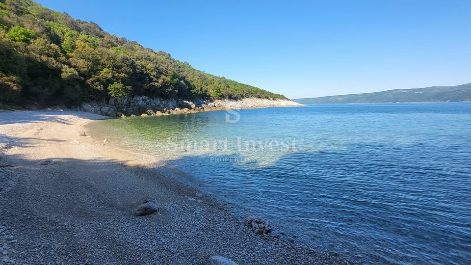 ISTRIA - VICINANZE DI LABIN, casa recentemente ristrutturata con 2 appartamenti e splendida vista mare