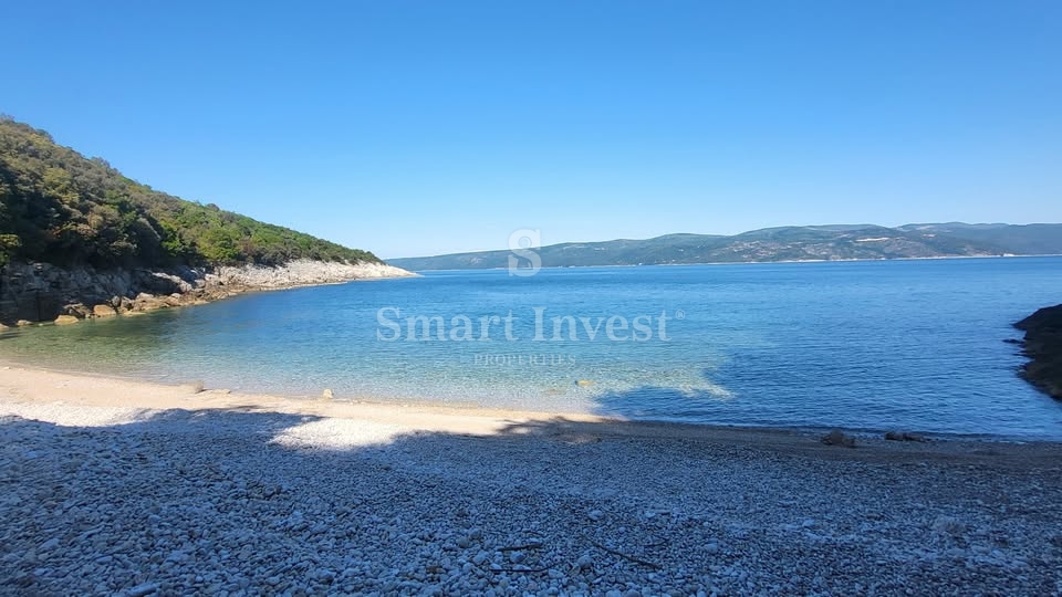 ISTRIA - VICINANZE DI LABIN, casa recentemente ristrutturata con 2 appartamenti e splendida vista mare
