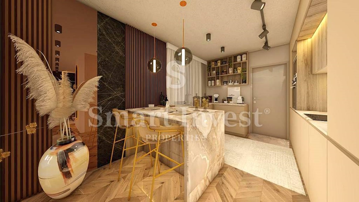 RIJEKA - BANDEROVO, NEW 3-BEDROOMS FLAT, with beautiful sea view