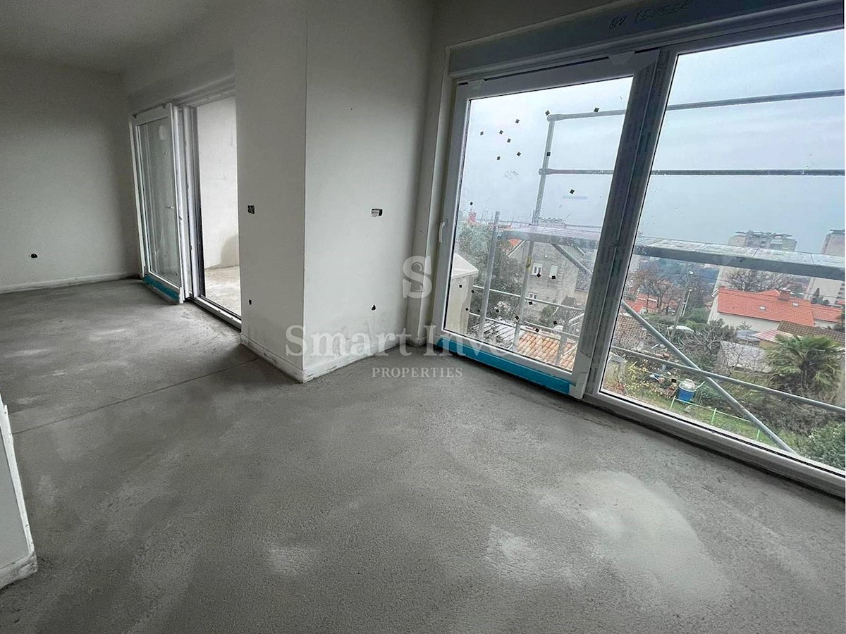 RIJEKA - BANDEROVO, NEW 3-BEDROOMS FLAT, with beautiful sea view