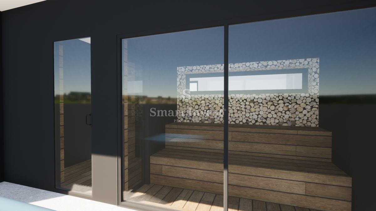 ISTRIA - PARENZO, Villa moderna in stile istriano in costruzione, in vendita