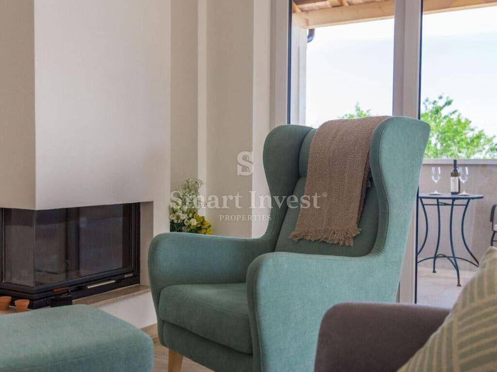 ISTRIA - BUIE, villa in pietra con piscina e vista mare