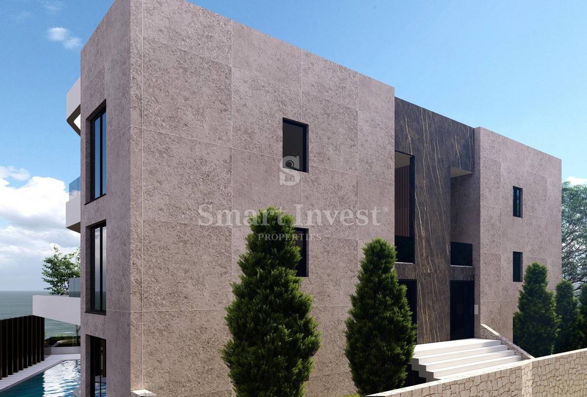 LAURANA, lussuoso appartamento con piscina e vista mare