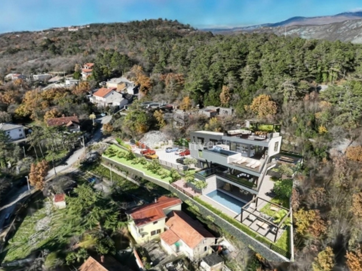 FIUME - PULAC, appartamento di lusso con piscina e vista mare!