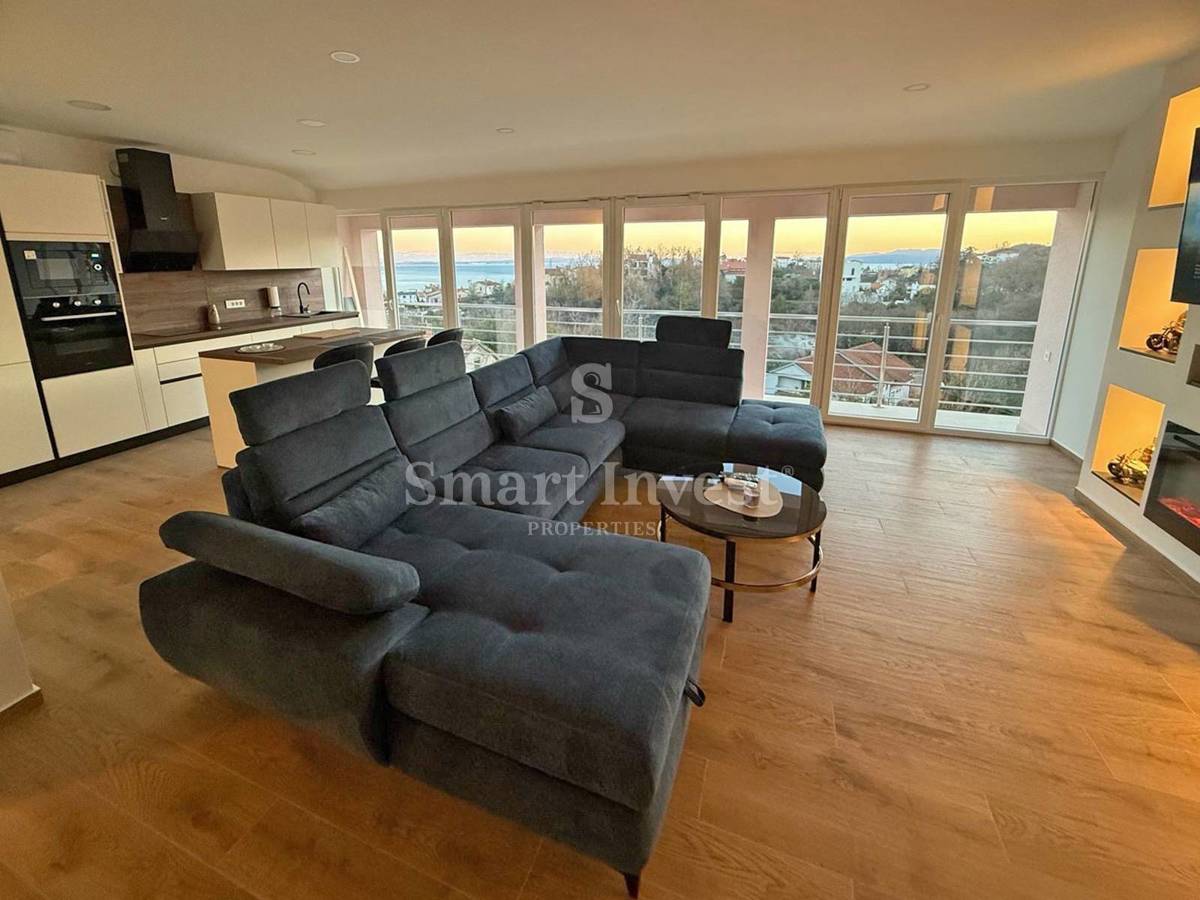 MATULJI, bellissimo appartamento con vista mare e parcheggio