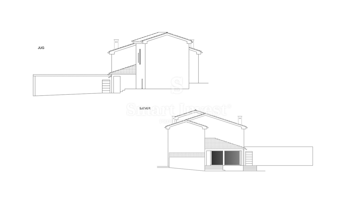 ISTRIA CENTRALE, vecchia casa con progetto e permesso di ricostruzione