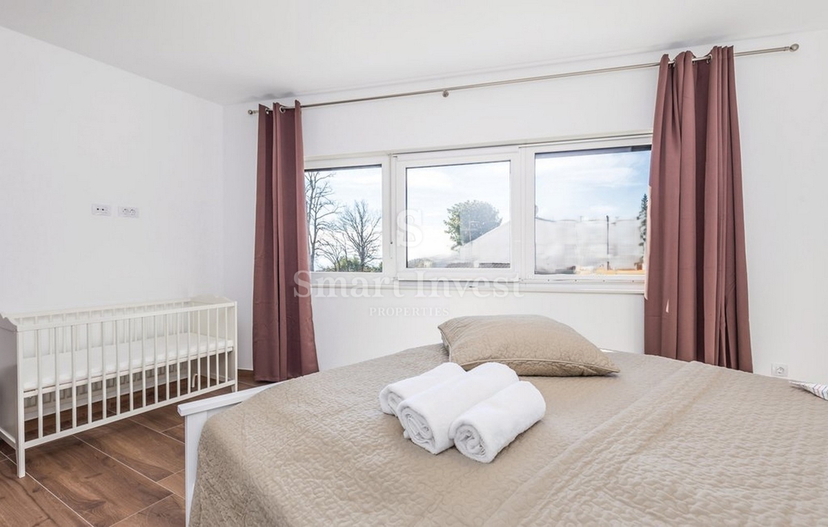 ABBAZIA - POBRI, appartamento con vista mare e parcheggio