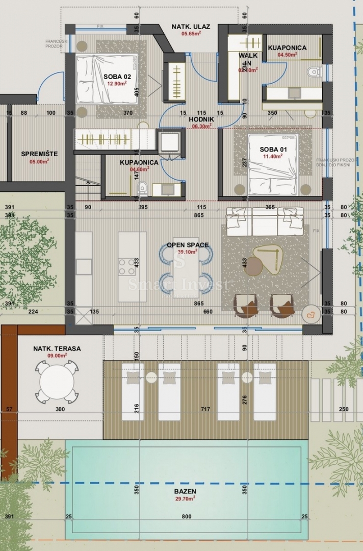 ISTRIA - PARENZO, nuova casa bifamiliare con piscina