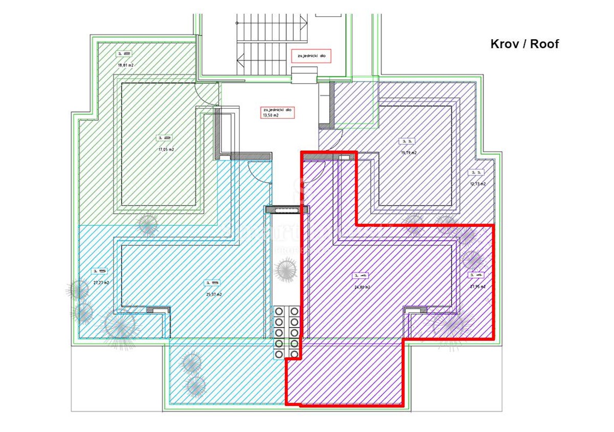 OPATIJA - CENTER, EXCLUSIVE 2-BEDROOMS APARTMENT WITH GARAGE AND SEA VIEW