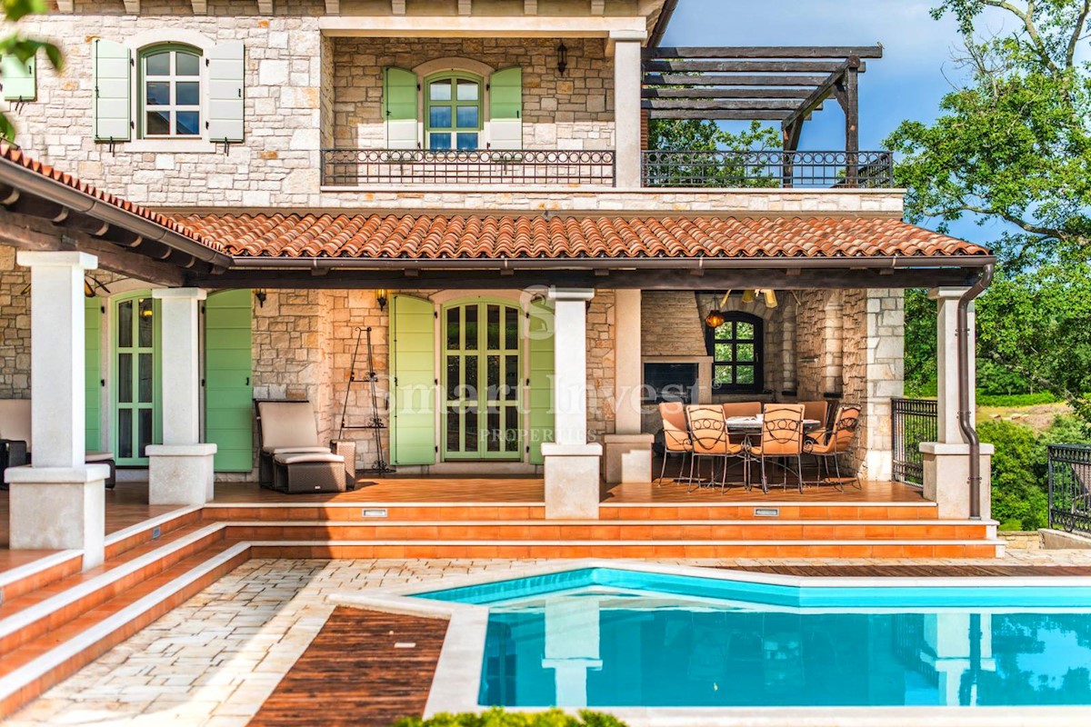 ISTRIA - POREČ, LUXURY STONE VILLA WITH HEATED POOL, SAUNA, TAVERN 