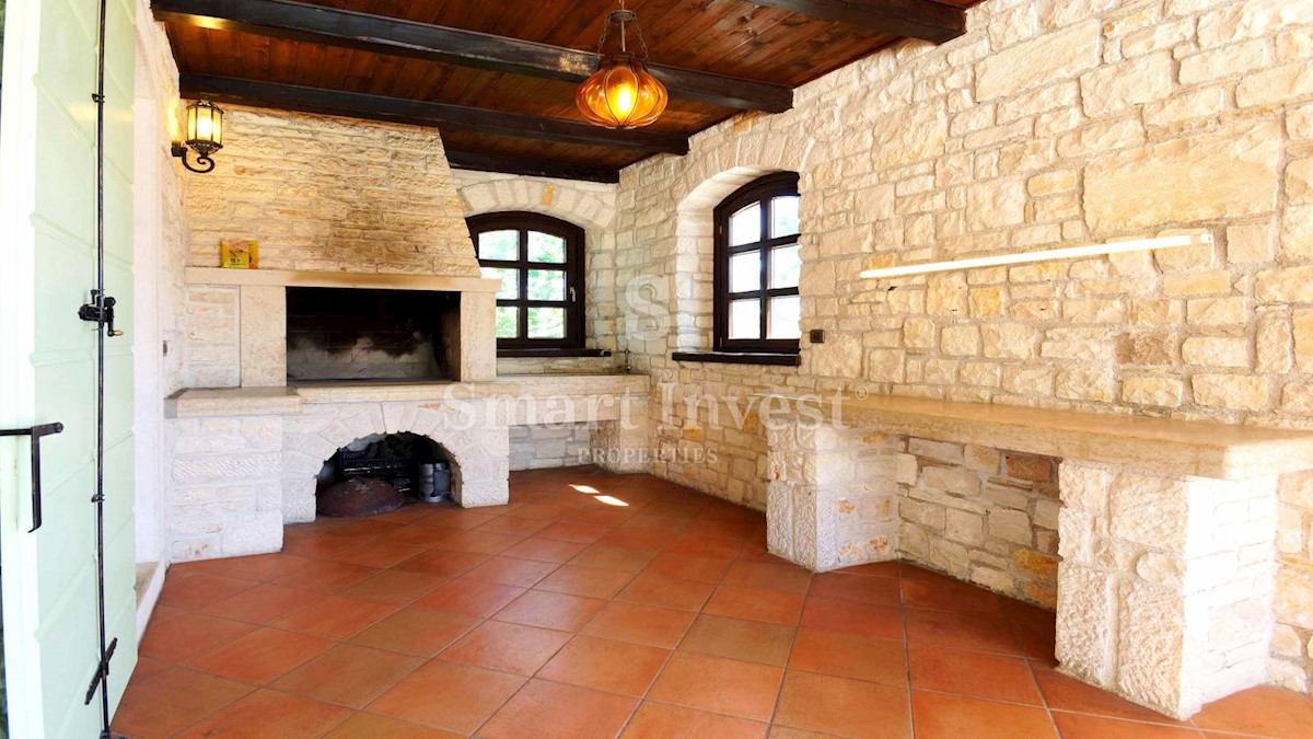 ISTRIA - POREČ, LUXURY STONE VILLA WITH HEATED POOL, SAUNA, TAVERN 