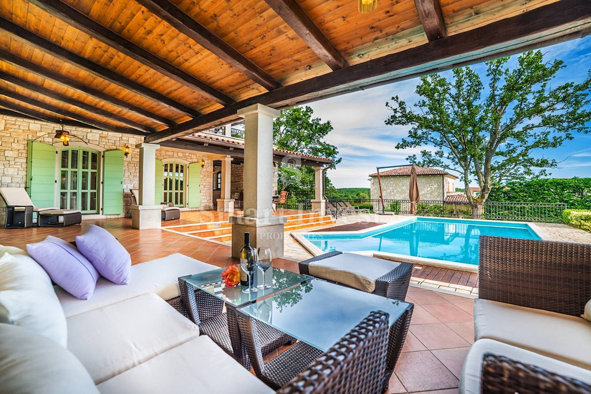 ISTRIA - POREČ, LUXURY STONE VILLA WITH HEATED POOL, SAUNA, TAVERN 