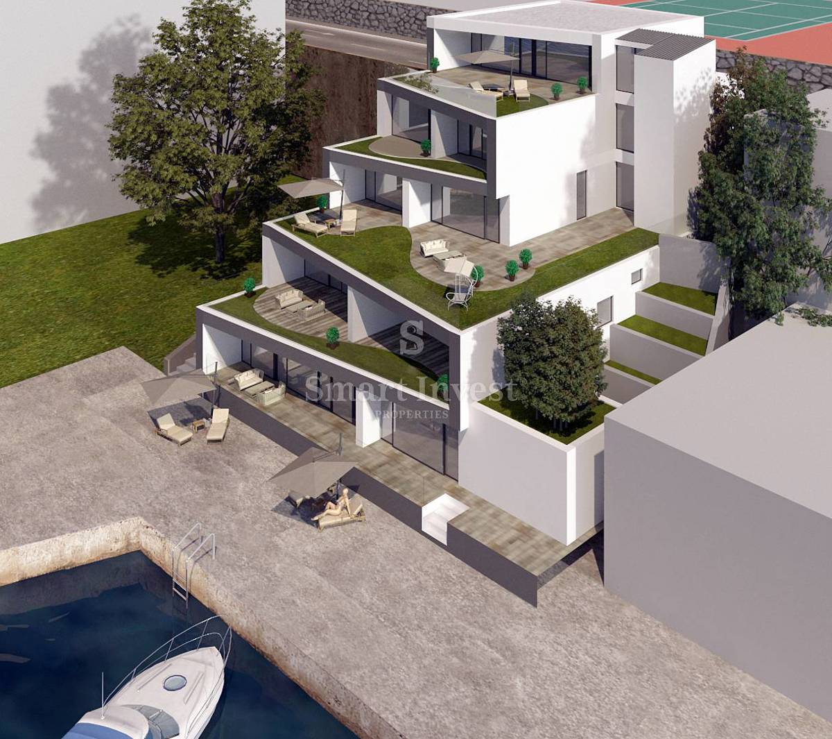 FIUME, Appartamento di lusso fronte mare con garage, in vendita
