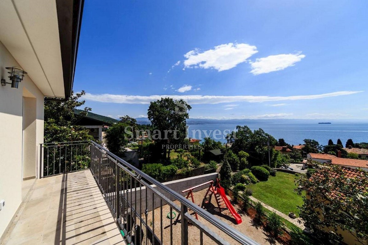 ABBAZIA - IKA, bellissima villa con piscina e vista mare