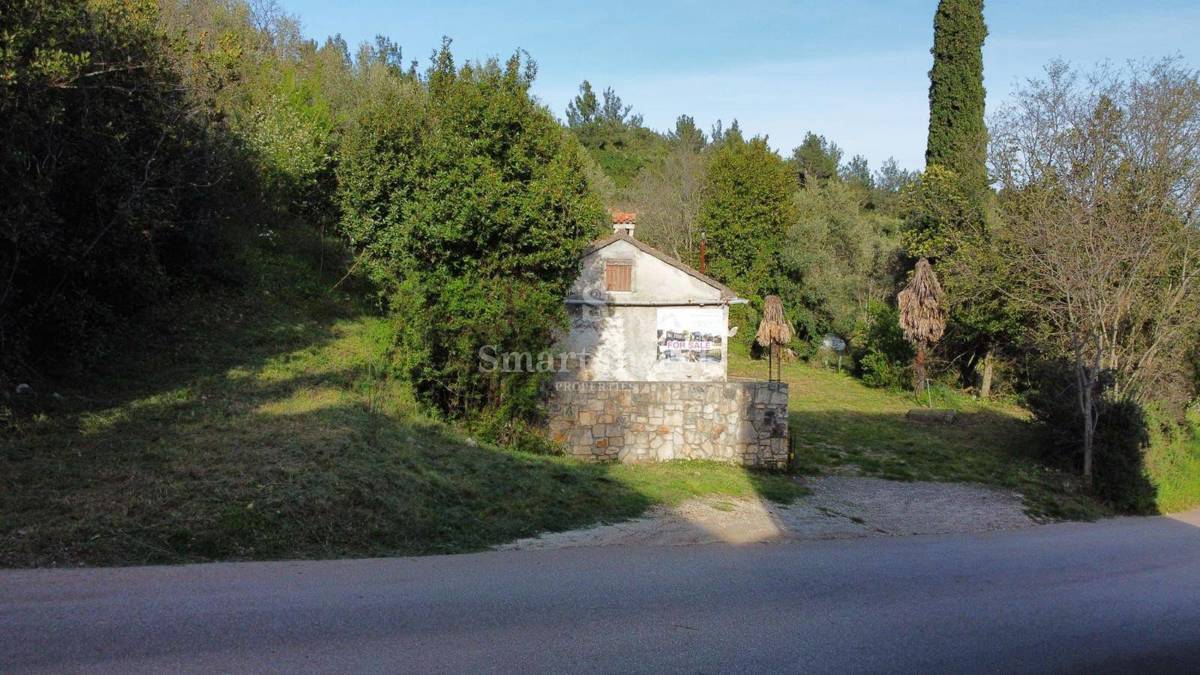 ISTRA - LABIN, terreno edificabile con progetto concettuale