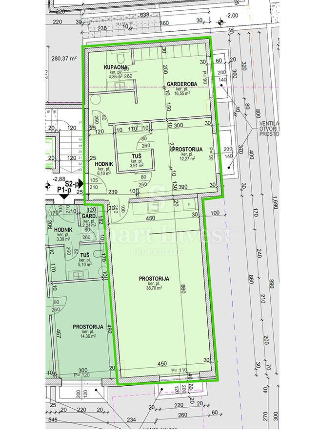 ABBAZIA, appartamento in complesso con piscina