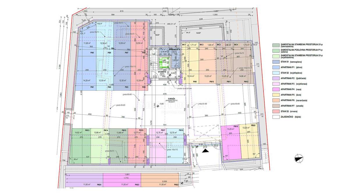 ABBAZIA, appartamento in complesso con piscina
