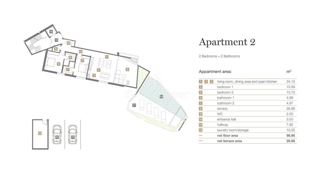 ABBAZIA - CENTRO, appartamento trilocale di lusso, piscina, vista mare