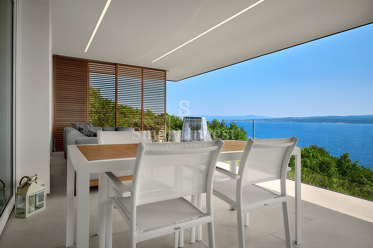 CRIKVENICA - DRAMALJ, villa moderna con vista mare