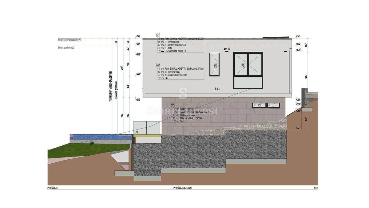MOŠĆENIČKA DRAGA, villa di lusso con piscina e vista panoramica sul mare