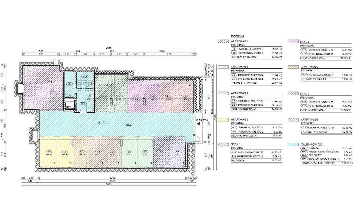 Appartamento Opatija, 65,02m2