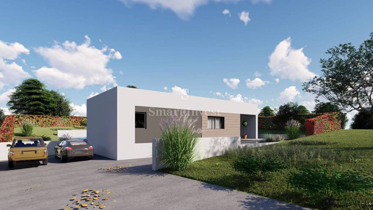 ISTRIA - LABIN, terreno con progetto e permesso di costruire