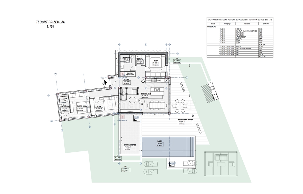Appartamento Pulac, Rijeka, 95,71m2