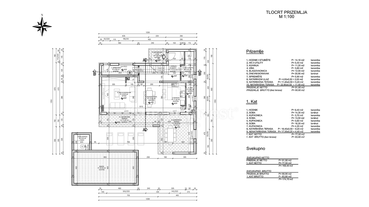 ISTRIA - RABAC, casa in costruzione con piscina a 3 km dal mare