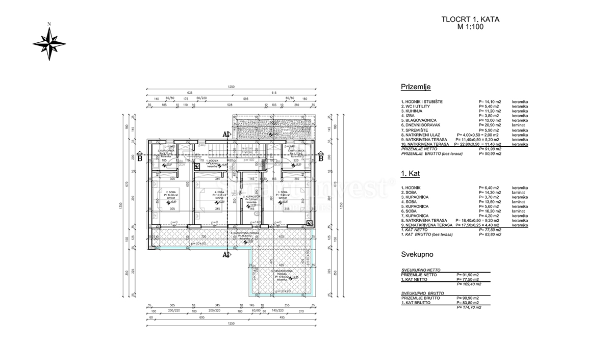 ISTRIA - RABAC, casa in costruzione con piscina a 3 km dal mare