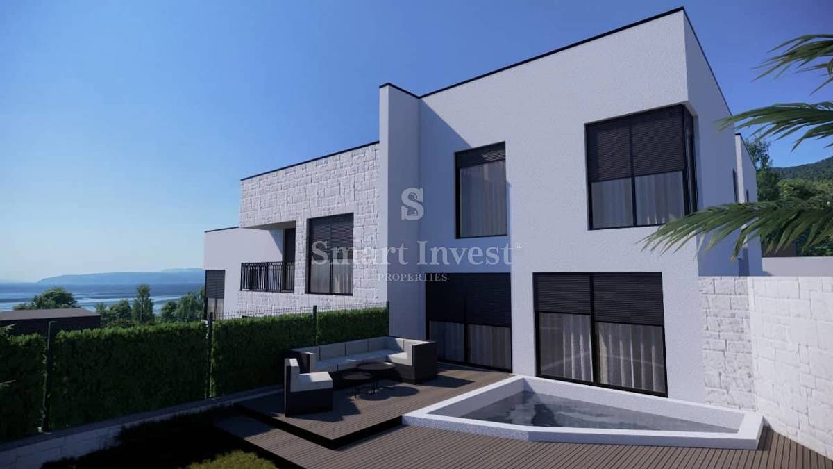 LAURANA, lussuoso appartamento trilocale con piscina vicino al mare