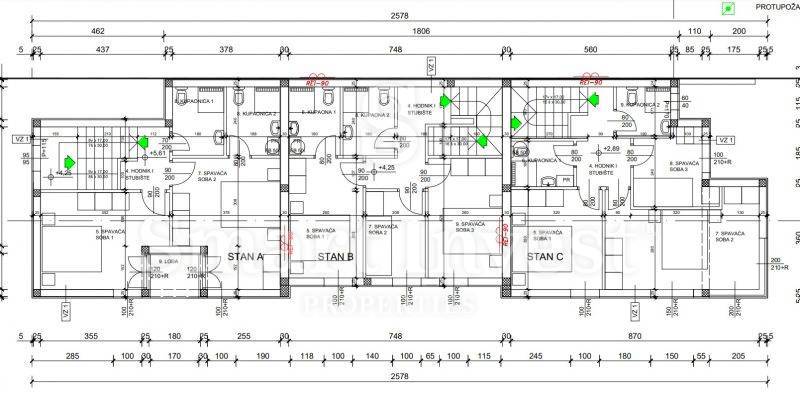 LAURANA, lussuoso appartamento trilocale con piscina vicino al mare