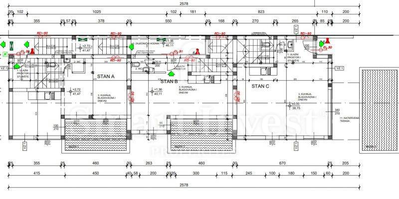 LAURANA, lussuoso appartamento trilocale con piscina vicino al mare