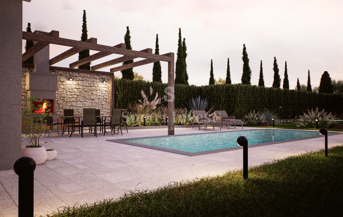 PARENZO - KAŠTELIR, moderna casa a schiera, in costruzione