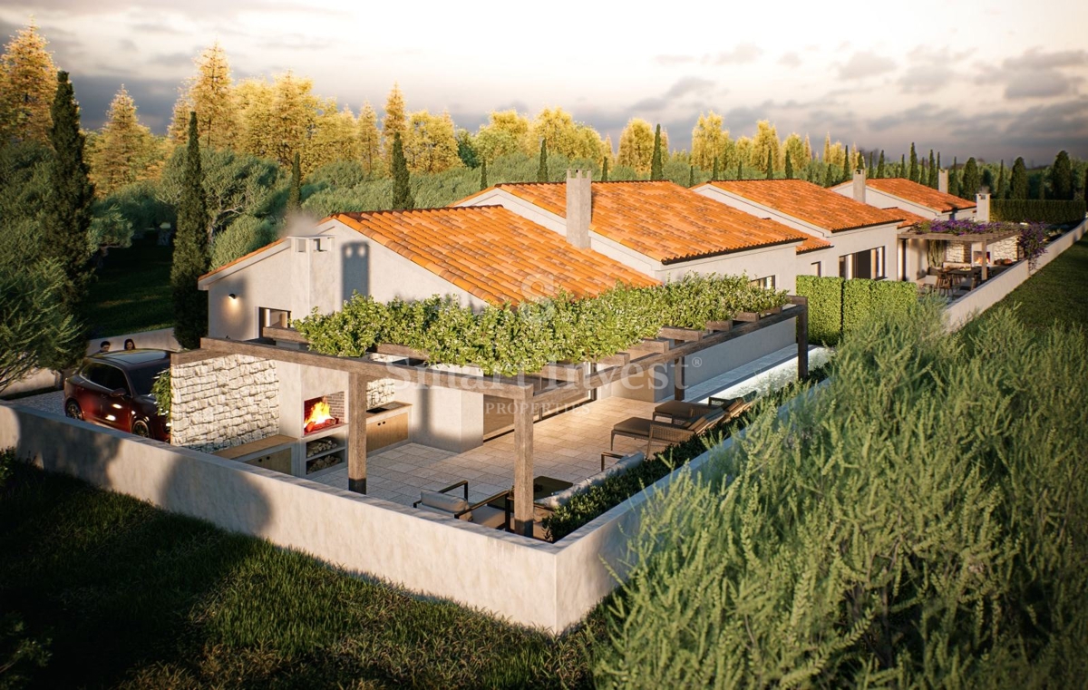 PARENZO - KAŠTELIR, moderna casa a schiera, in costruzione