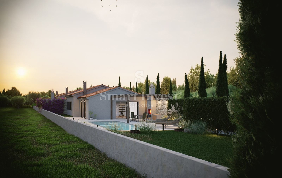 PARENZO - KAŠTELIR, moderna casa a schiera, in costruzione