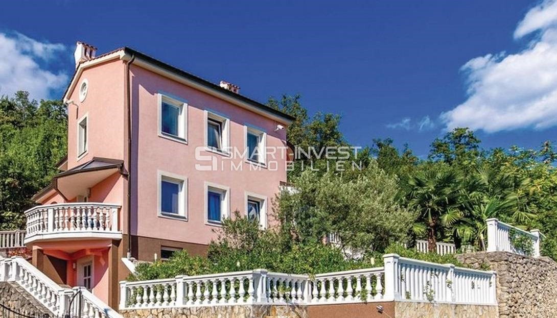 OPATIJA, 5-bedrooms villa with sea view, surrounded by greenery