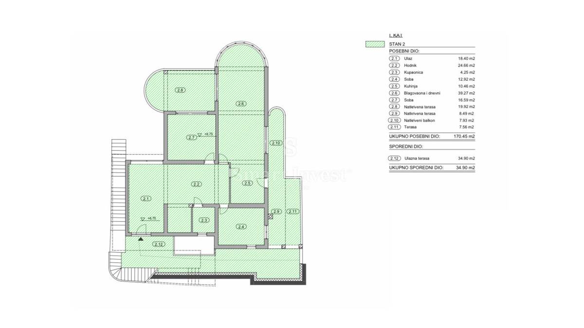 OPATIJA, Excellent 2-bedrooms apartment with panoramic sea view, near the sea