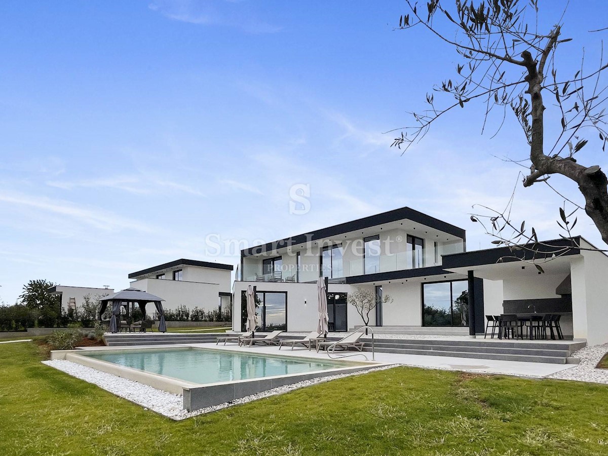 ISTRIA - POREČ, Villa moderna con vista mare e piscina riscaldata