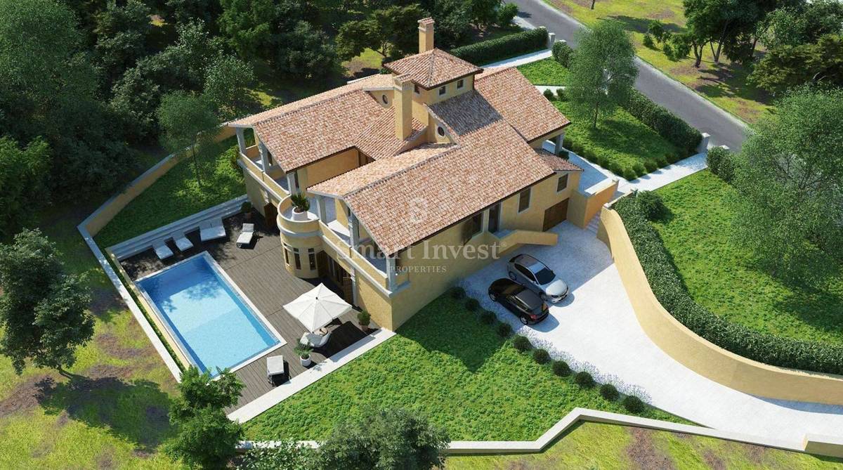 ISTRIA - LUPOGLAV, Villa al grezzo con piscina, in vendita