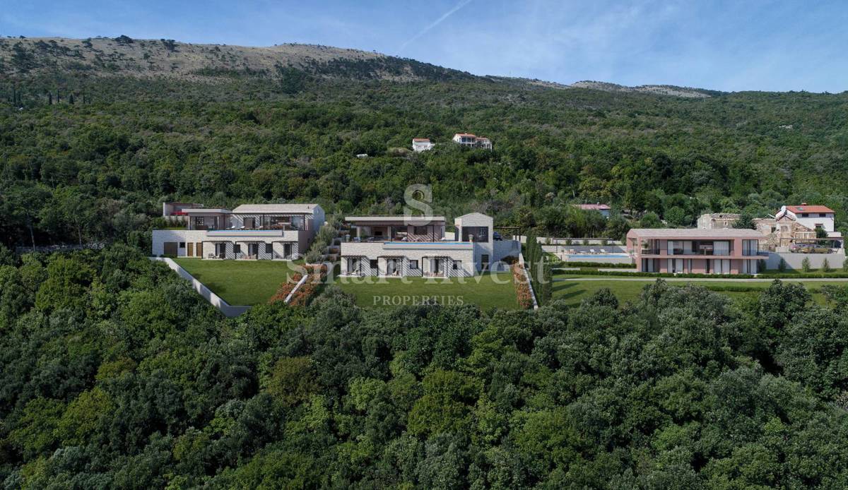 ISTRIA, Villa esclusiva con piscina e splendida vista mare, in vendita
